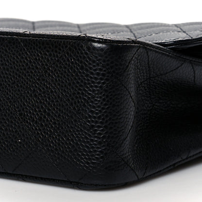 Chanel Caviar Quilted Medium Double Flap Black 10 of 10