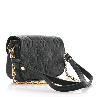 Louis Vuitton Empreinte Monogram Giant Ivy Wallet On Chain Black 3 of 10