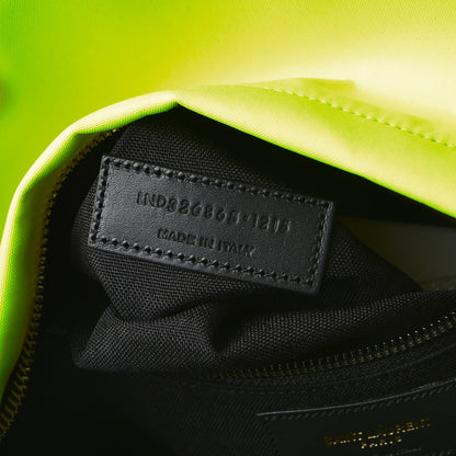 Saint Laurent Nylon Classic Hunting Backpack Neon Yellow 7 of 7