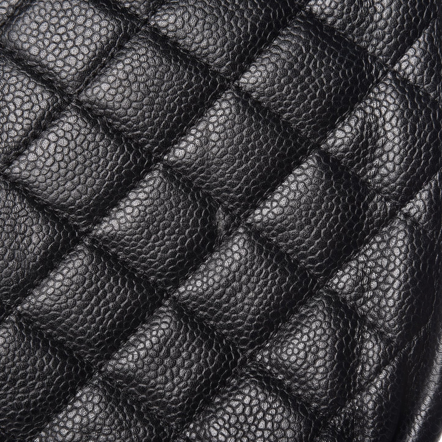 Caviar Quilted Timeless Clutch Black