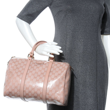 Gucci Crystal Monogram Joy Medium Boston Pink 2 of 8