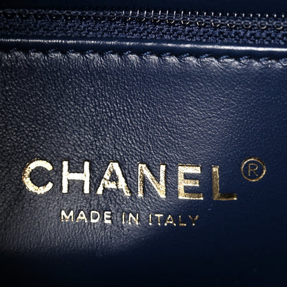 Chanel Caviar Quilted Medium CC Filigree Vanity Case Navy 6 of 11