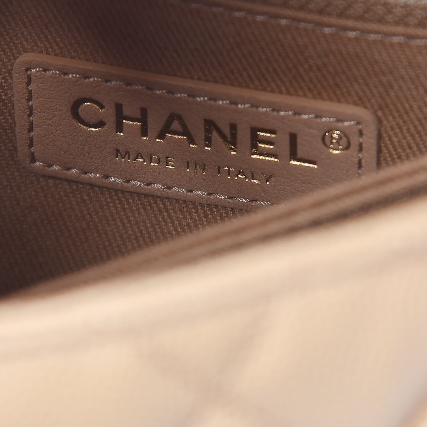 Chanel Caviar Quilted Mini Coco Handle Flap Beige 8 of 11