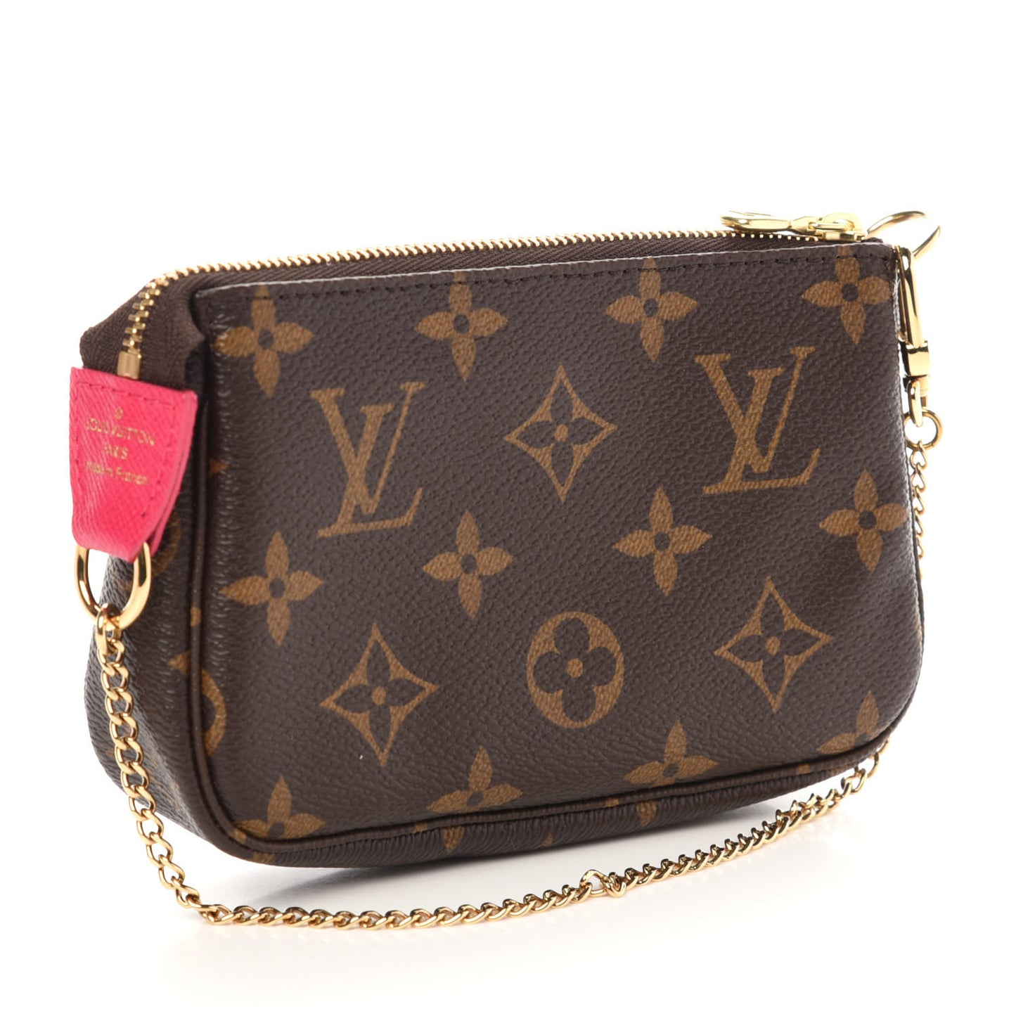 Monogram 2019 Christmas Animation Mini Courchevel Pochette Accessories Fuchsia