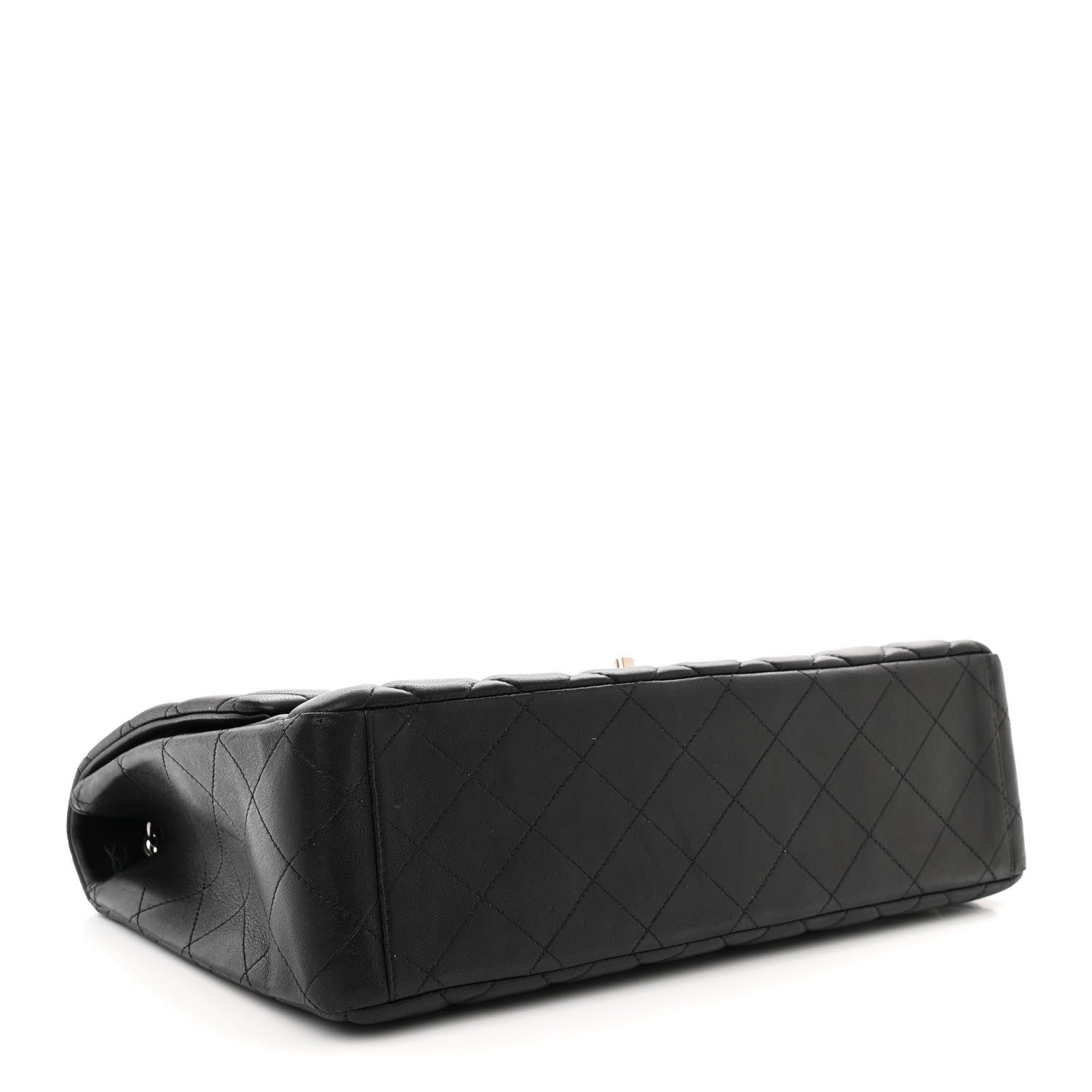 Chanel Lambskin Quilted Maxi Single Flap Black 4 of 13