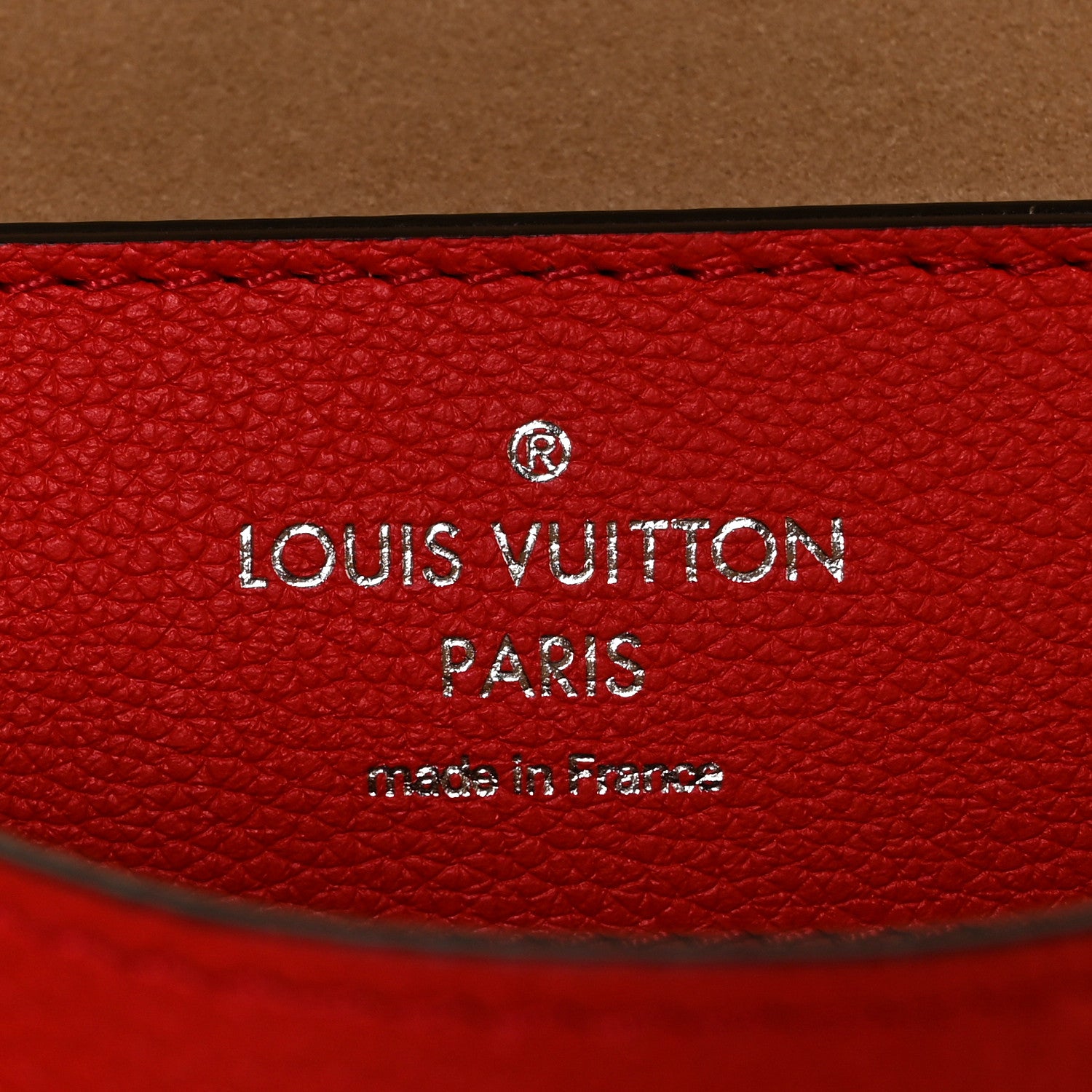 Louis Vuitton Soft Calfskin Lockme Ever BB Kabuki Red Quartz Black 6 of 10