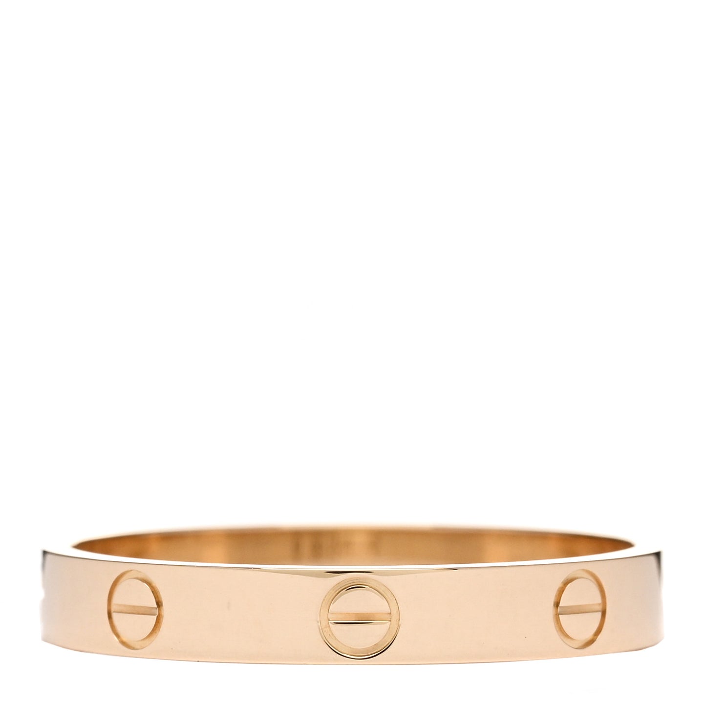 18K Yellow Gold 3.5mm LOVE Wedding Band Ring 66 11.5
