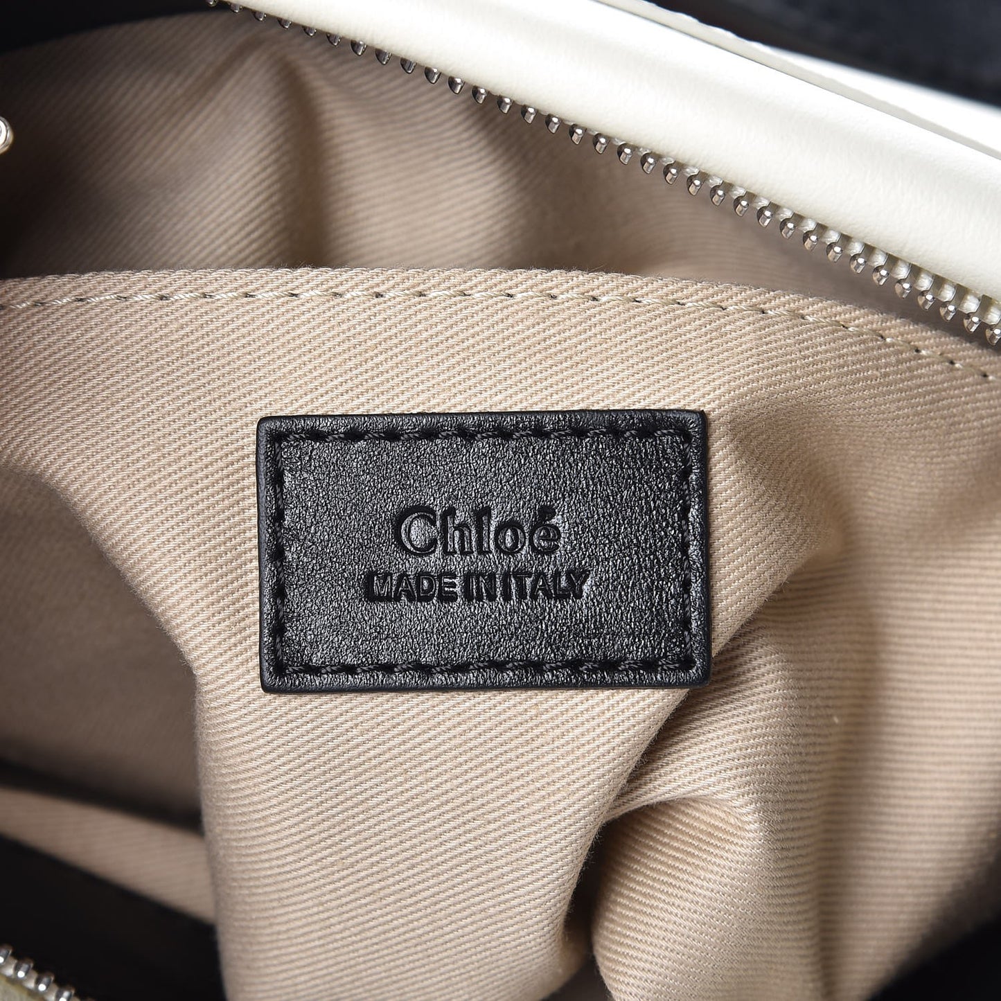 Smooth Calfskin Medium Roy Bag Natural White