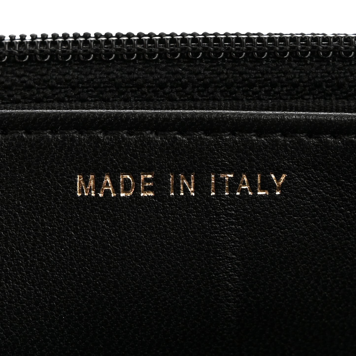Lambskin Quilted Trendy CC Wallet On Chain WOC Black