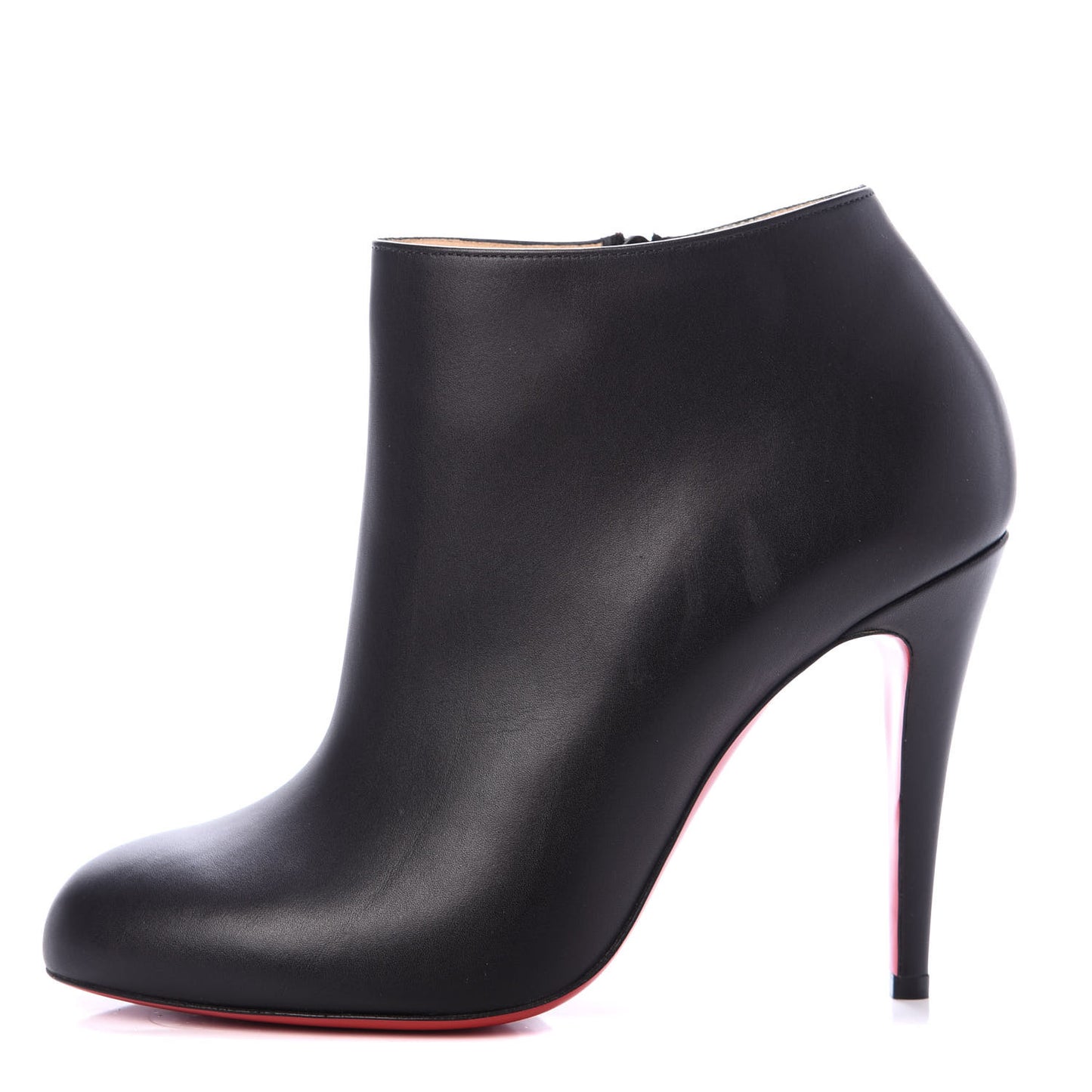 Calfskin Belle 100 Ankle Boots 39.5 Black