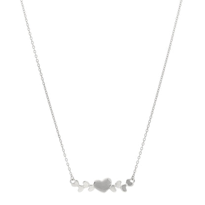 Tiffany Sterling Silver Paloma Picasso Modern Hearts Pendant Necklace 1 of 4