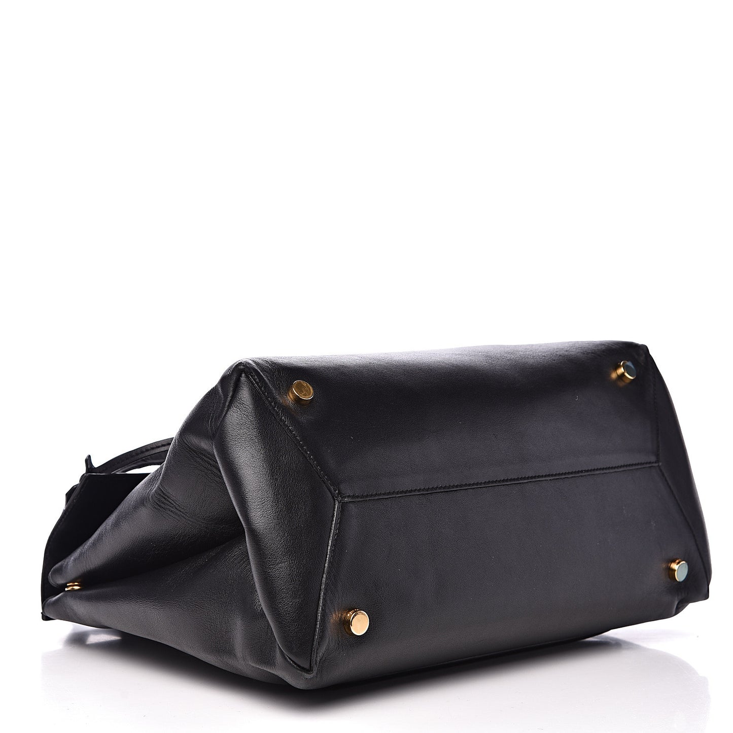 Smooth Calfskin Medium Icon Bag Black