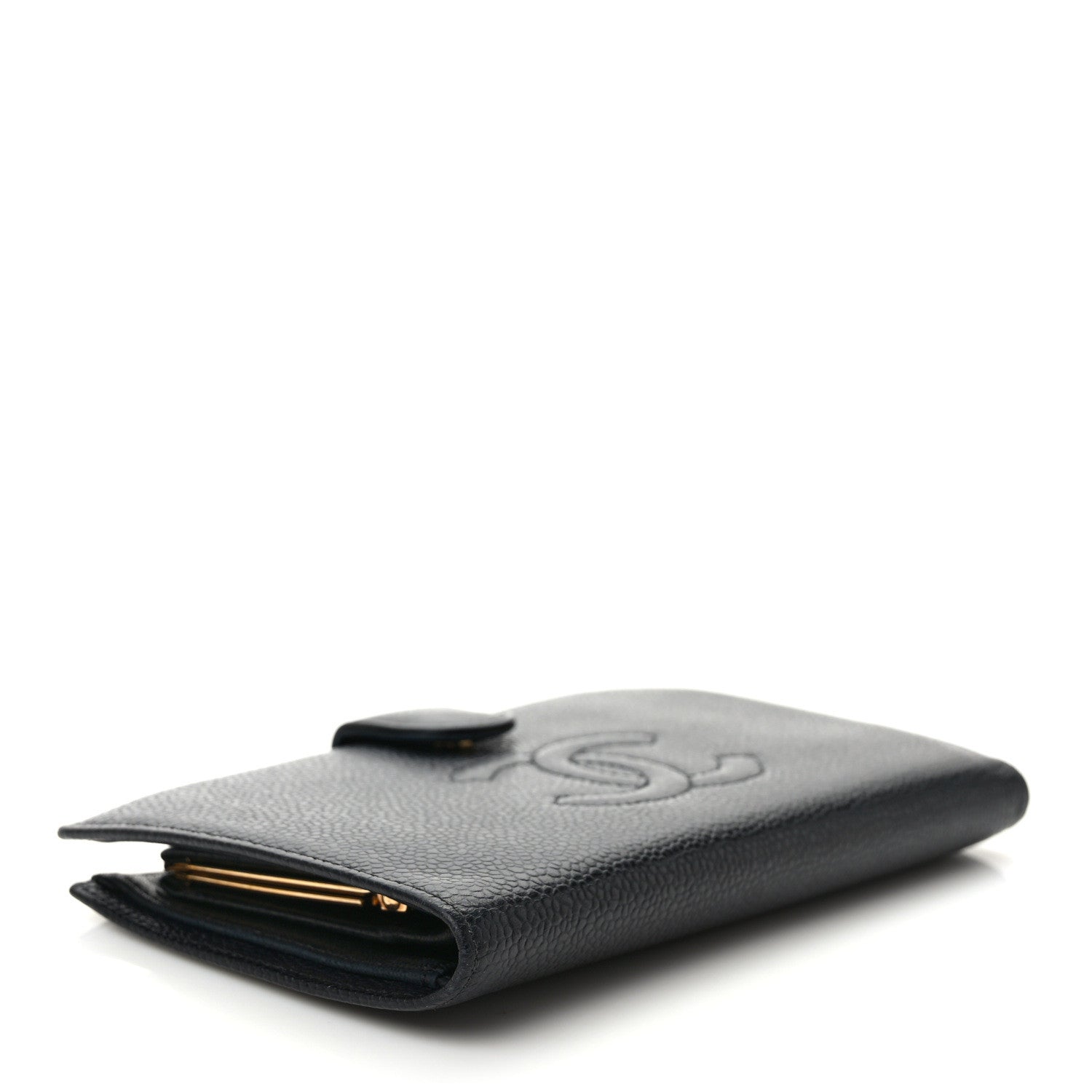Chanel Caviar Timeless CC French Wallet Black 4 of 10