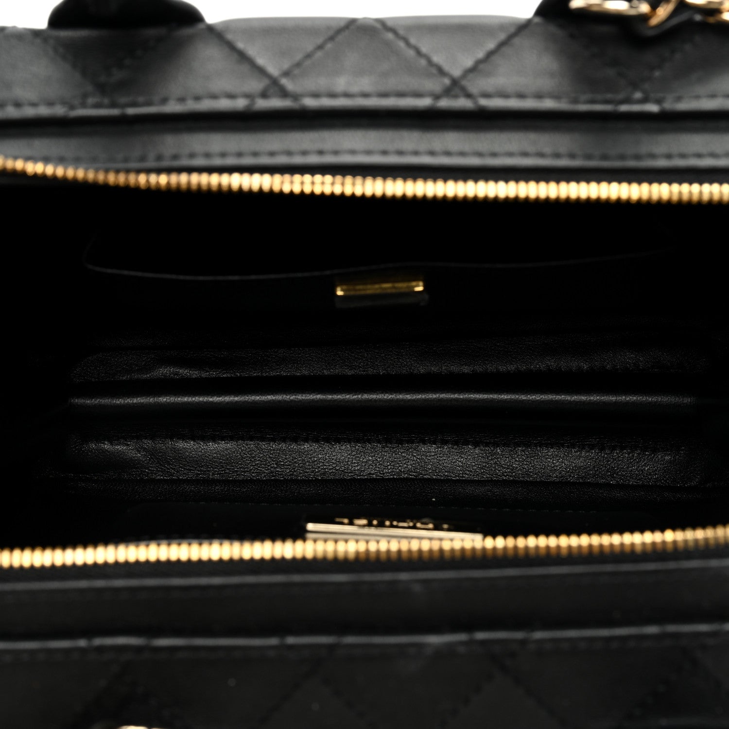 Chanel Calfskin Quilted Studded Square Vanity Case Black 5 of 10