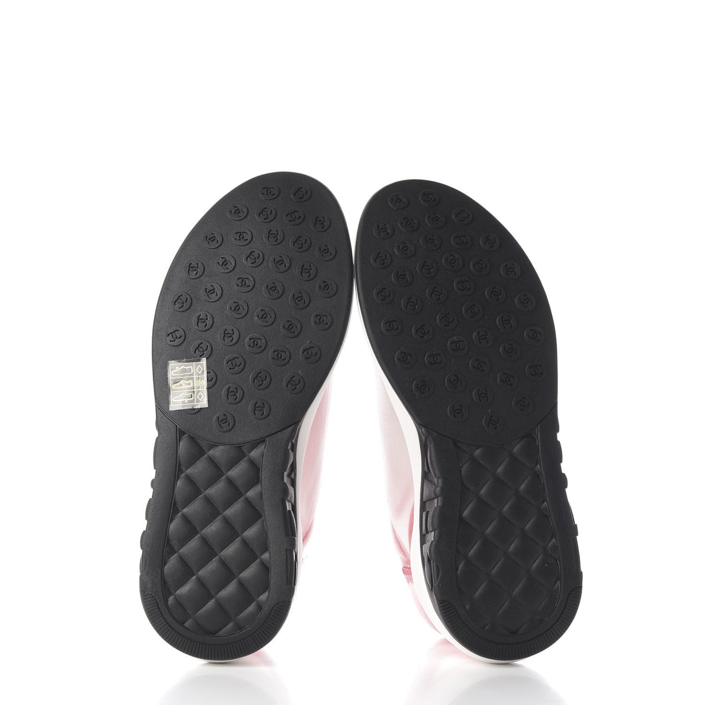 Lycra Fabric CC Sneakers 36.5 White Red