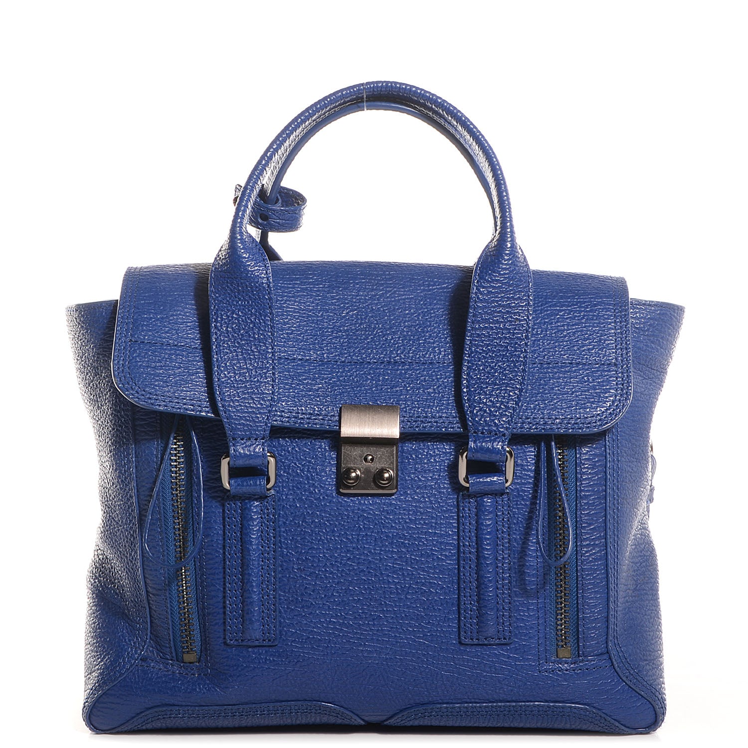 3.1 Phillip Lim 3.1 Medium Pashli Satchel Cobalt Blue 1 of 9