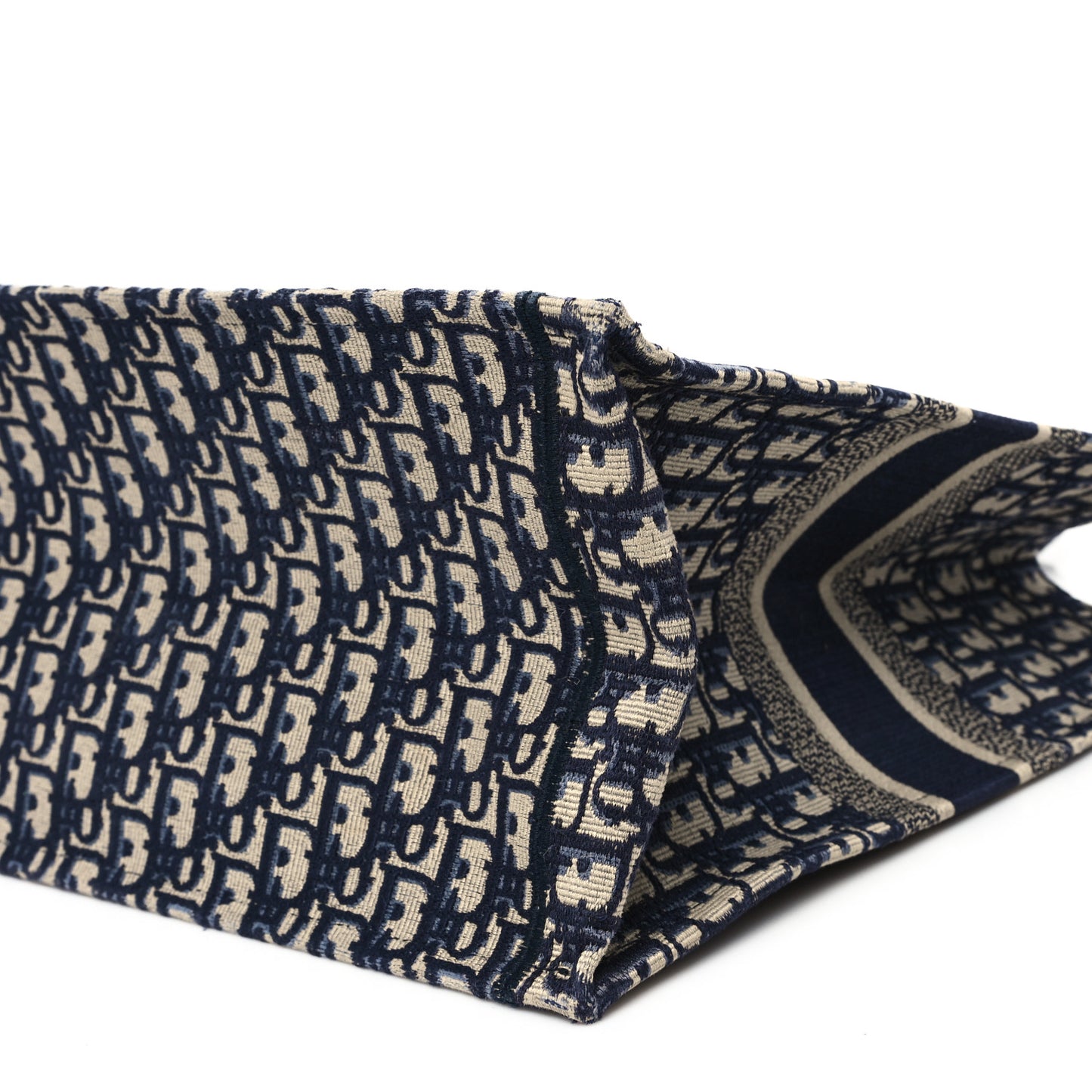 Oblique Large Book Tote Blue Multicolor