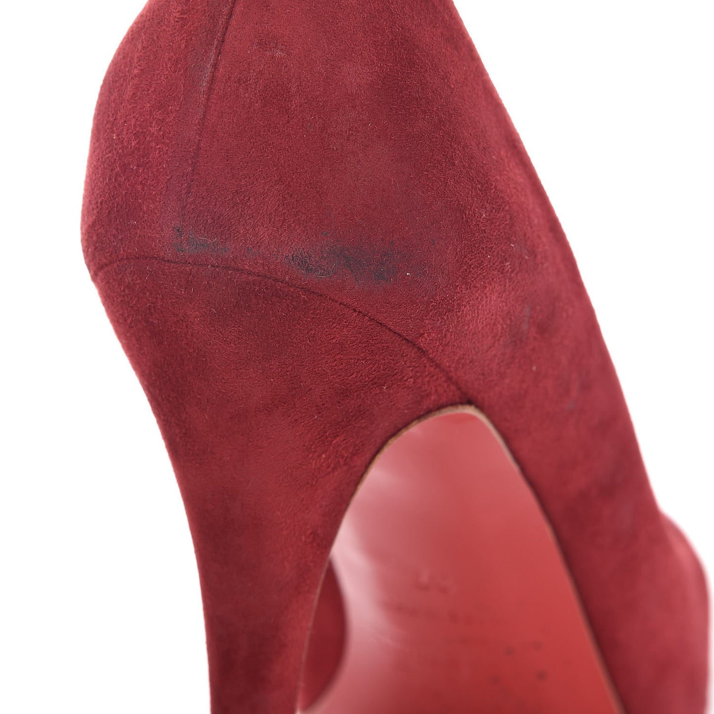 Suede Declic 120 Pumps 37 Dark Red