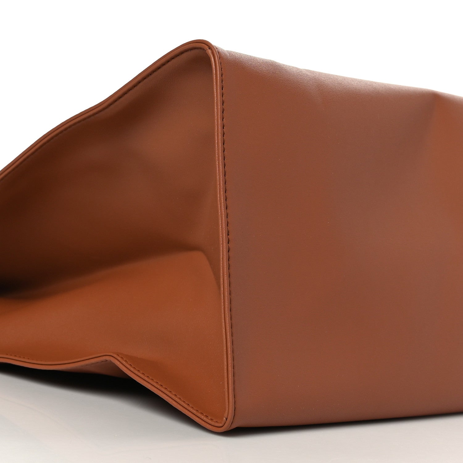 Telfar Vegan Leather Large Shopping Bag Tan 8 of 9