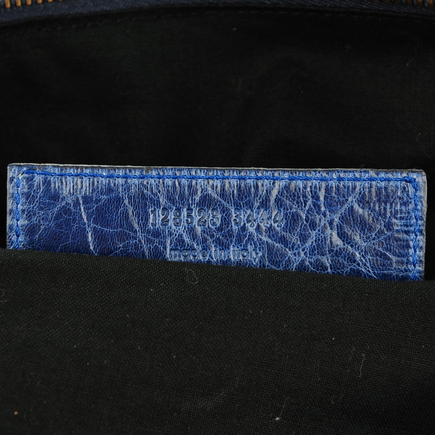 Chevre Classic Hardware Twiggy Indigo