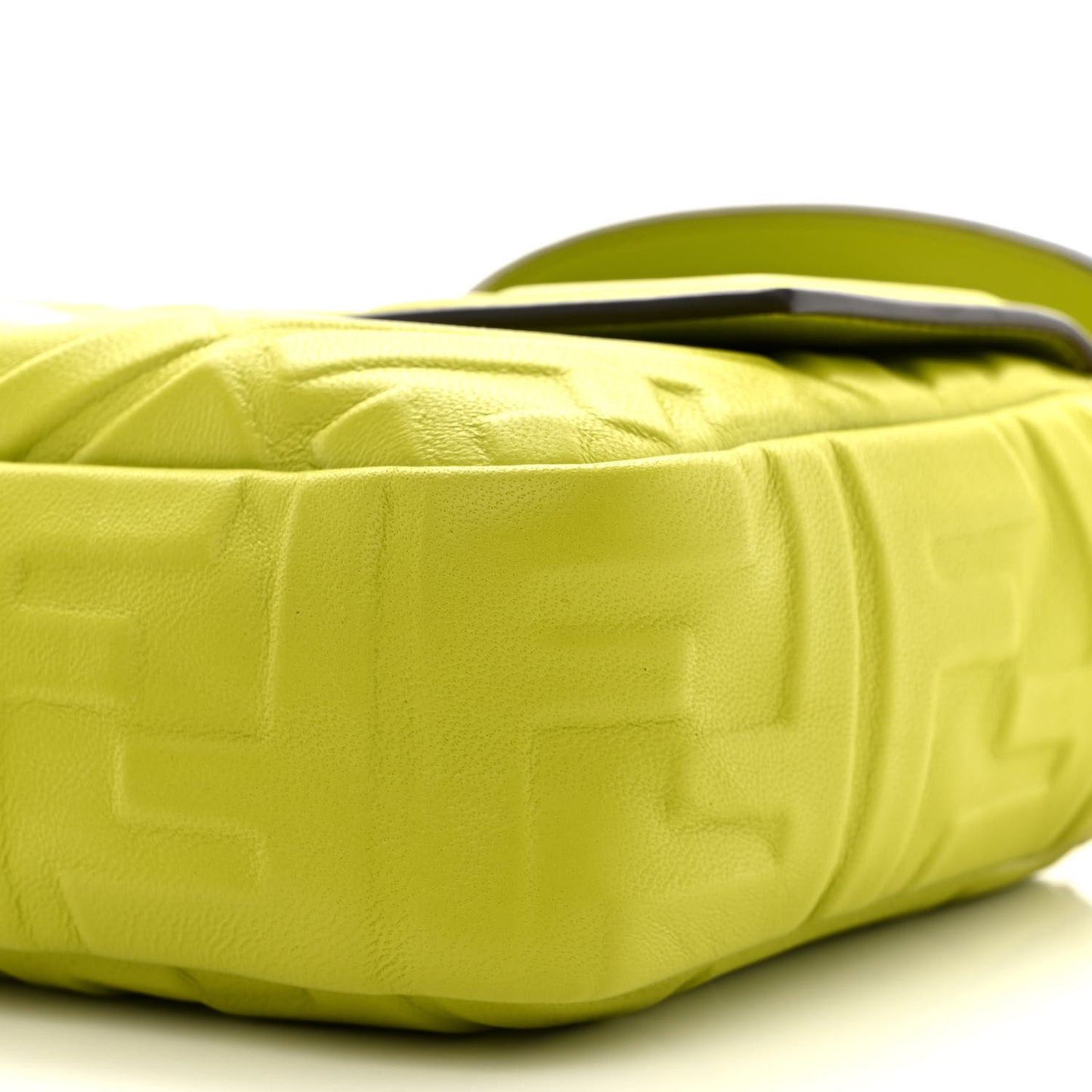 Nappa FF 1974 Embossed Baguette Wasabi