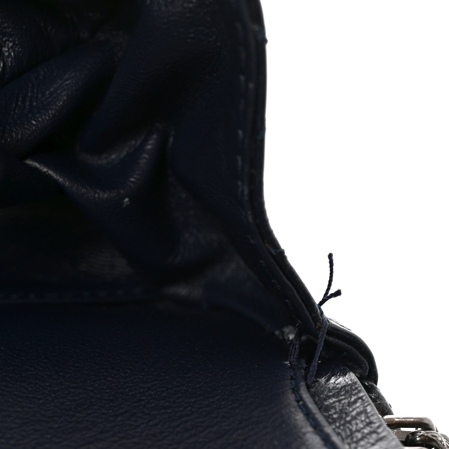 Chanel Glazed Calfskin Quilted 2.55 Reissue 225 Flap Dark Navy Blue 11 of 11