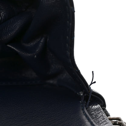 Chanel Glazed Calfskin Quilted 2.55 Reissue 225 Flap Dark Navy Blue 11 of 11