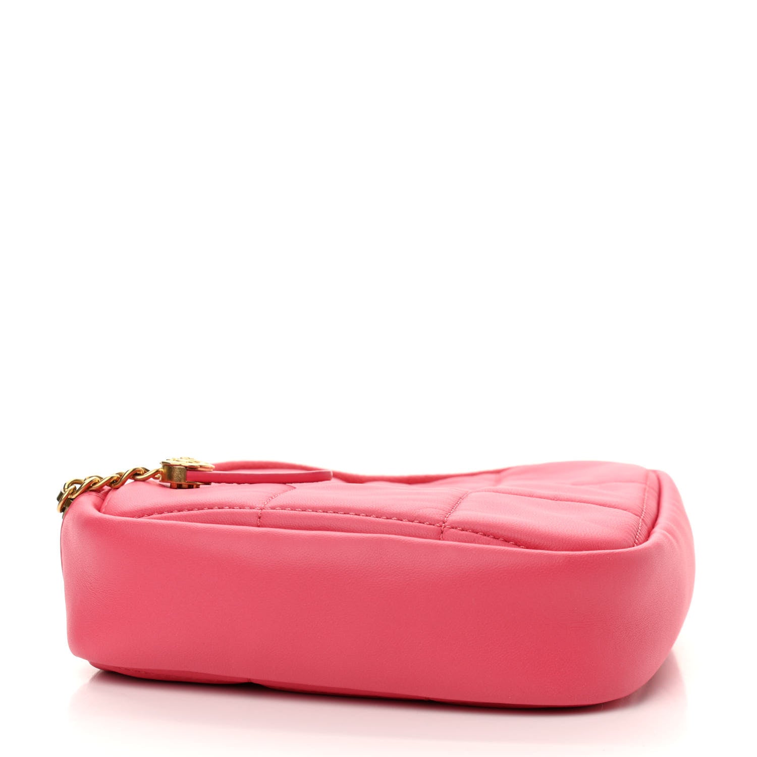 Chanel Lambskin Quilted Diamond Clutch With Chain Pink 4 of 10