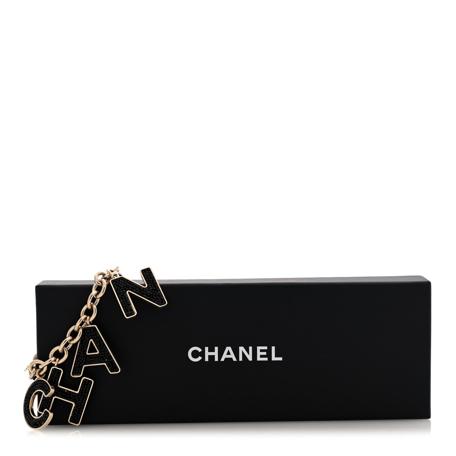 Chanel Crystal Logo Bracelet Black Gold 1875573 – FASHIONPHILE