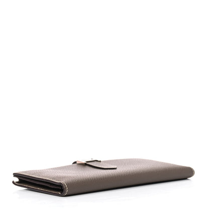 Hermes Epsom Bearn Gusset Wallet Etoupe 3 of 6