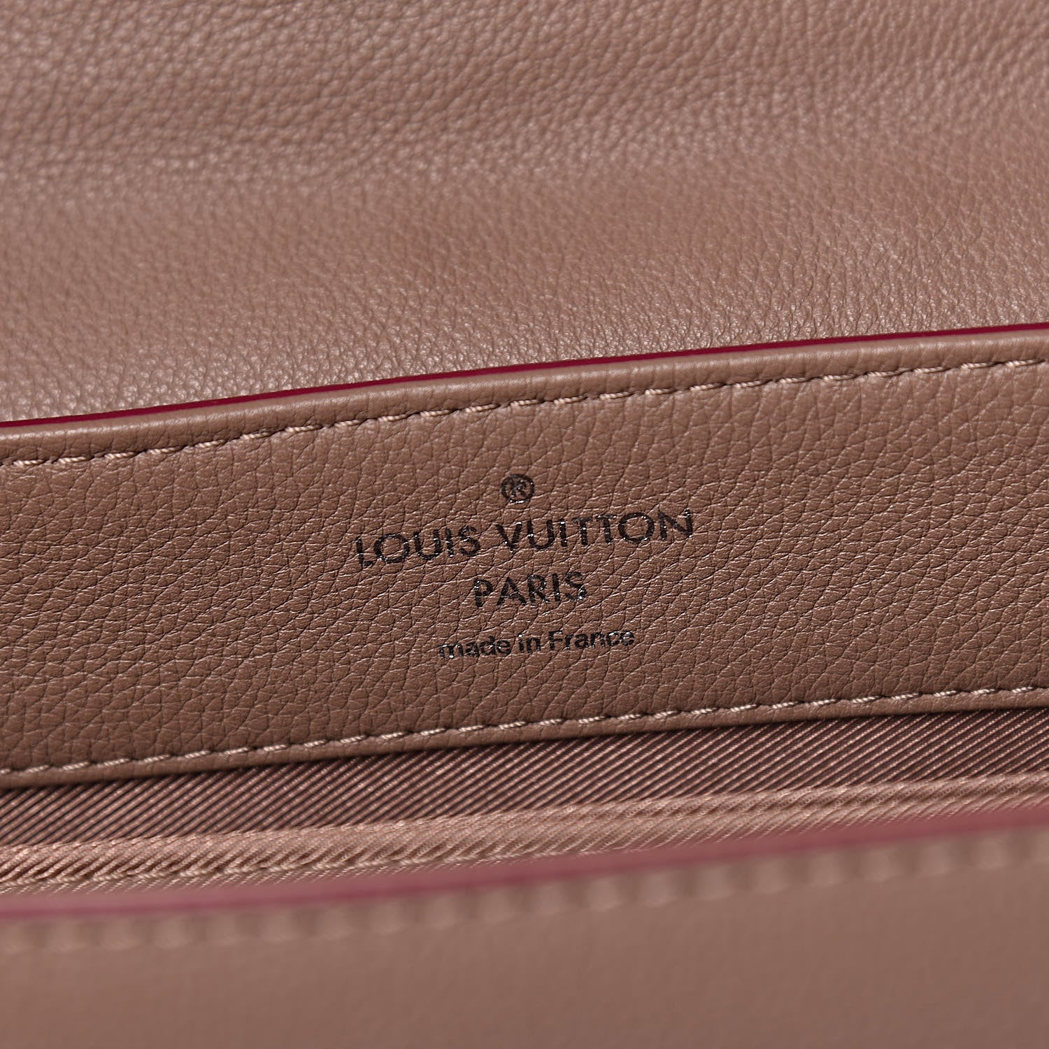 Louis Vuitton Soft Calfskin Lockme II Top Handle Taupe Glace 6 of 11