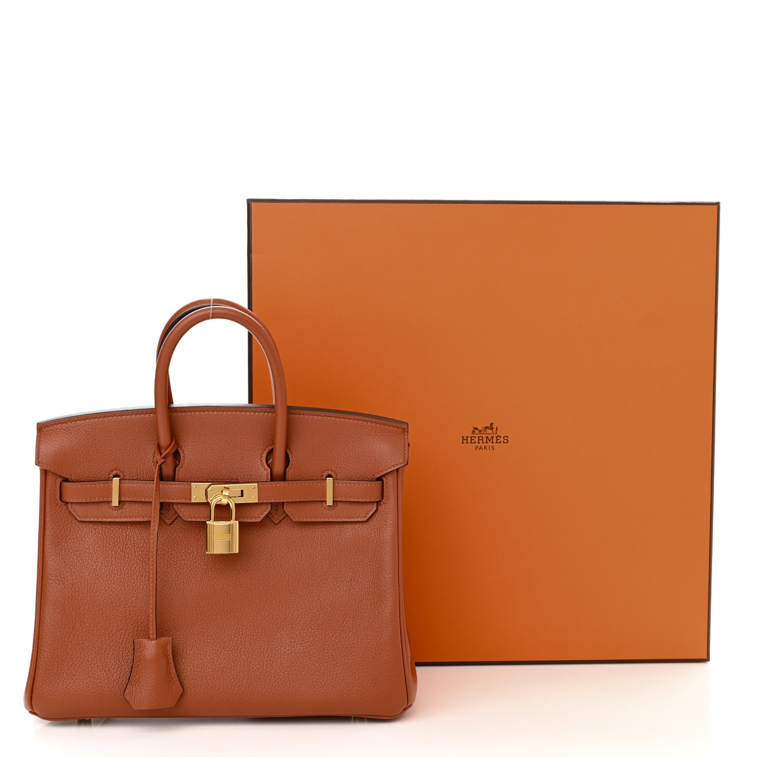 Hermes Taurillon Novillo Birkin 25 Cuivre 14 of 14
