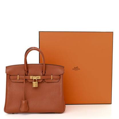 Hermes Taurillon Novillo Birkin 25 Cuivre 14 of 14