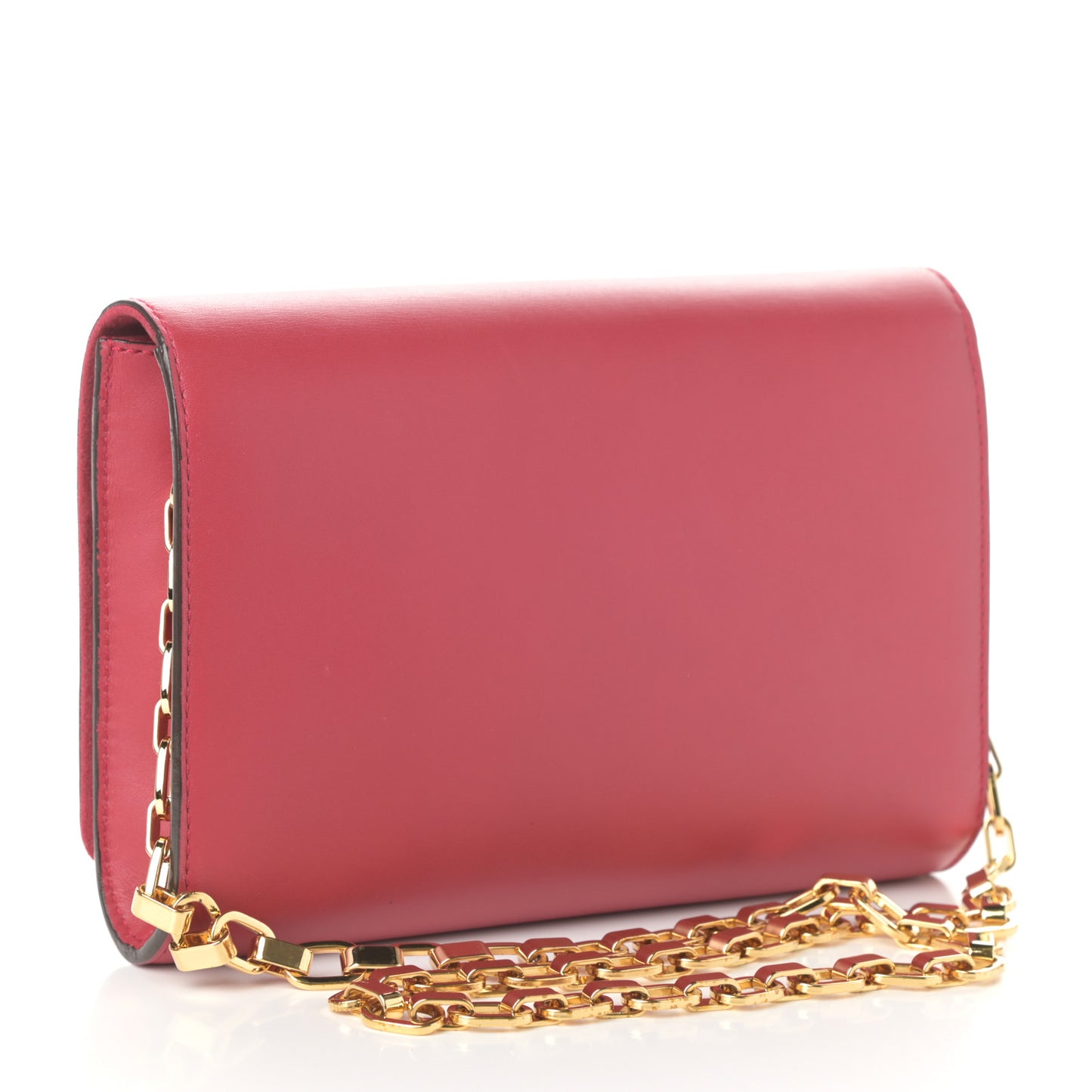 Calfskin Chain Louise GM Framboise