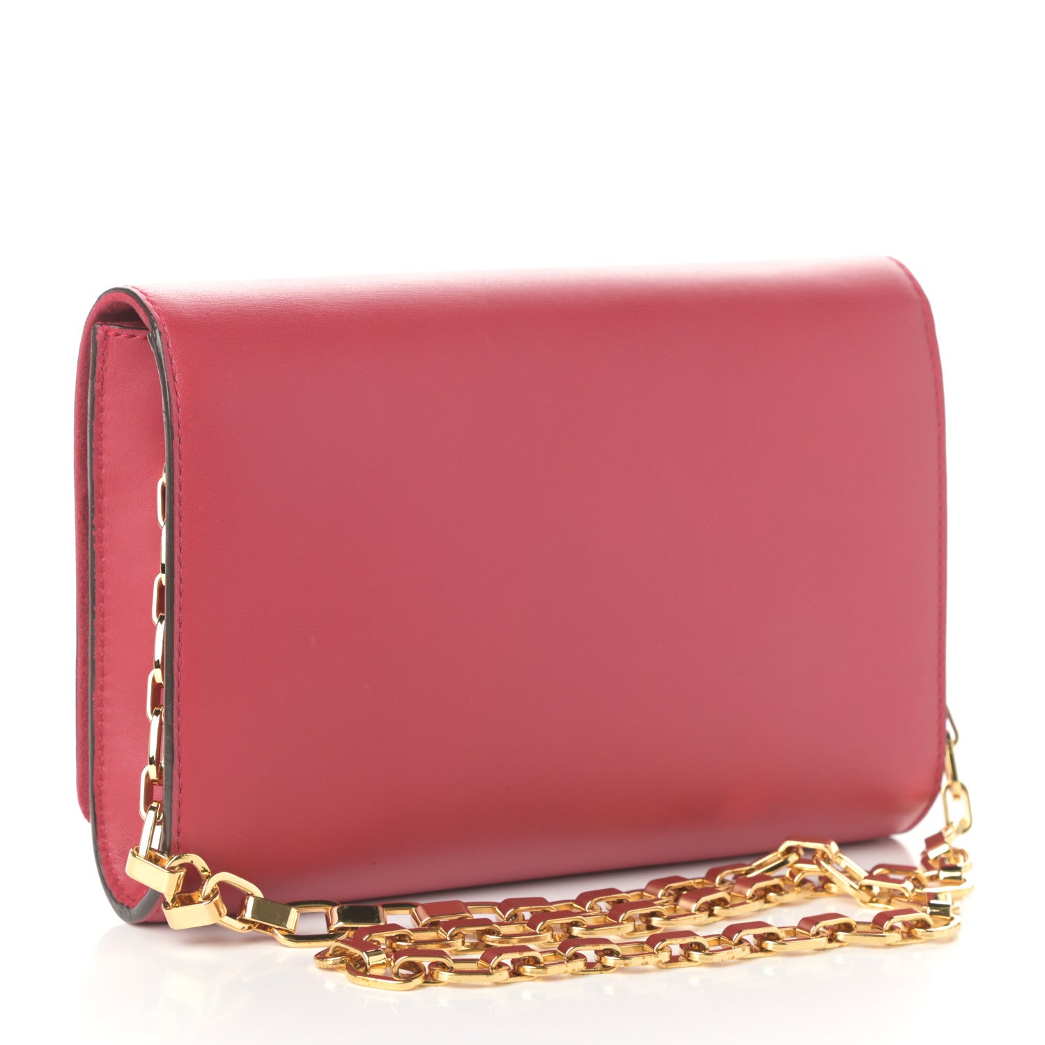 Louis Vuitton Calfskin Chain Louise GM Framboise 3 of 9