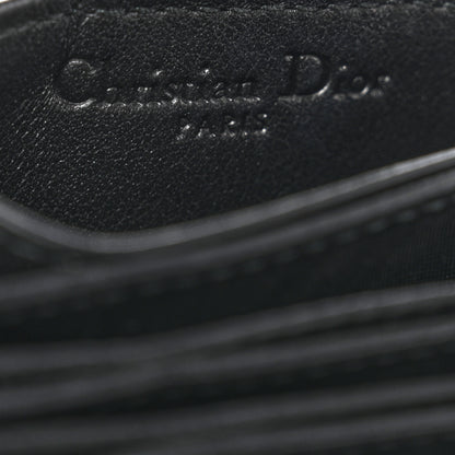 Christian Dior Patent Cannage Lady Dior 5-Gusset Card Holder Black 5 of 5