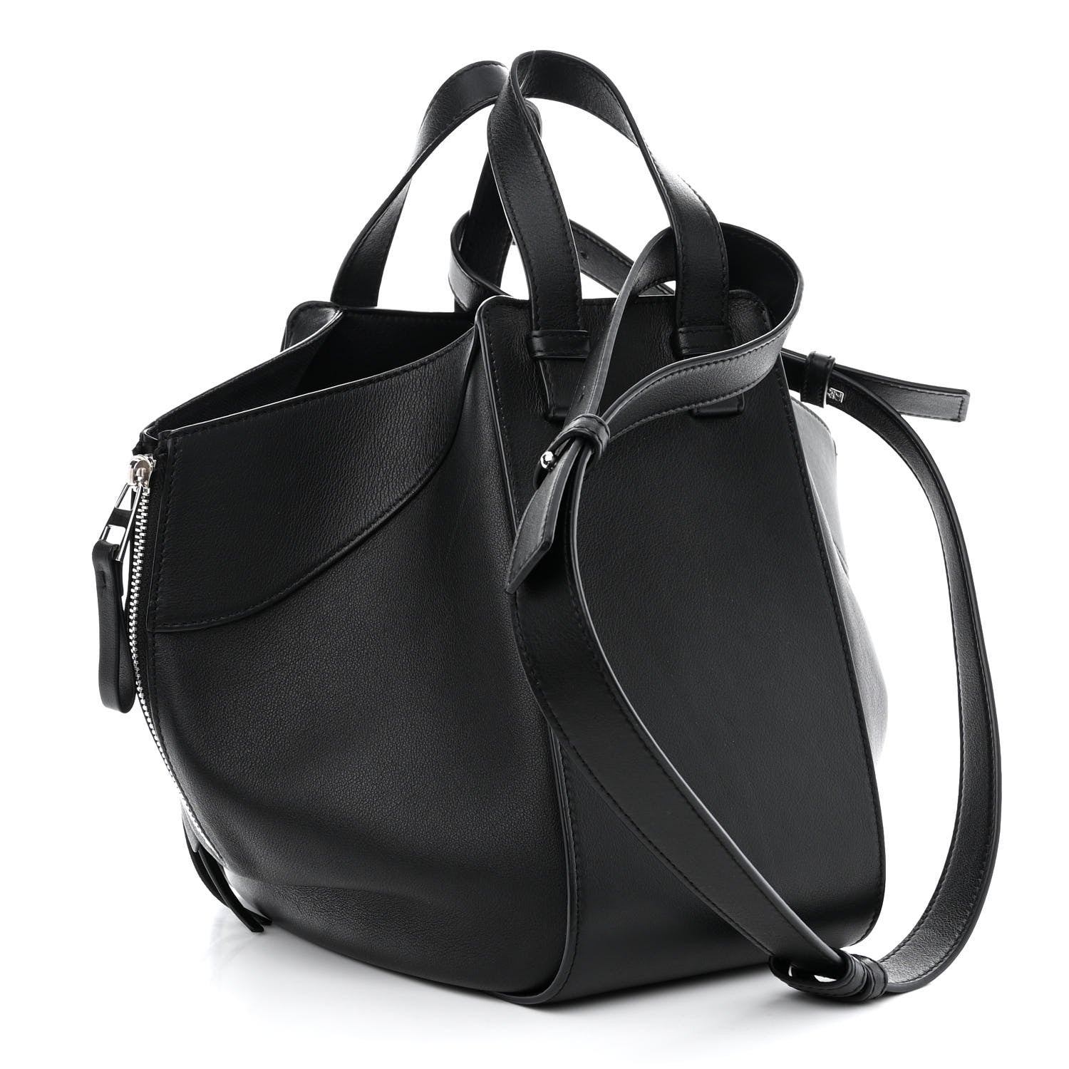 Loewe Calfskin Small Hammock Shoulder Bag Black 3 of 10