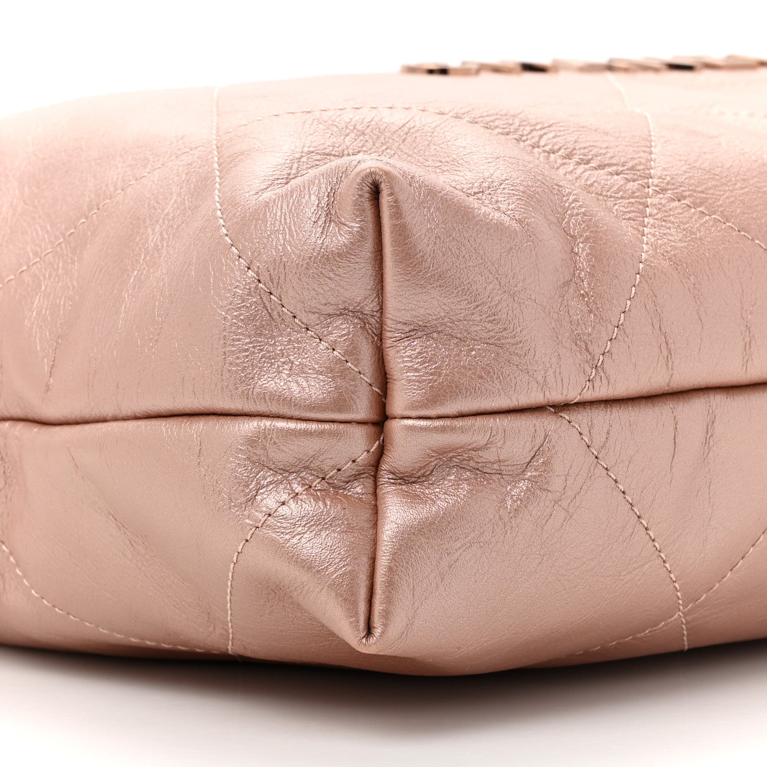 Chanel Metallic Calfskin Quilted Chanel 22 Pink 12 of 12