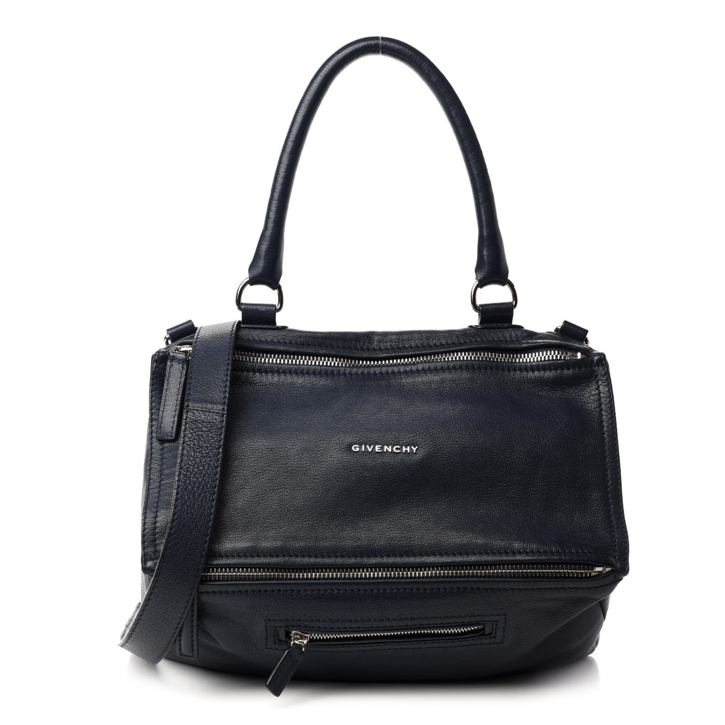 Sugar Goatskin Medium Pandora Navy