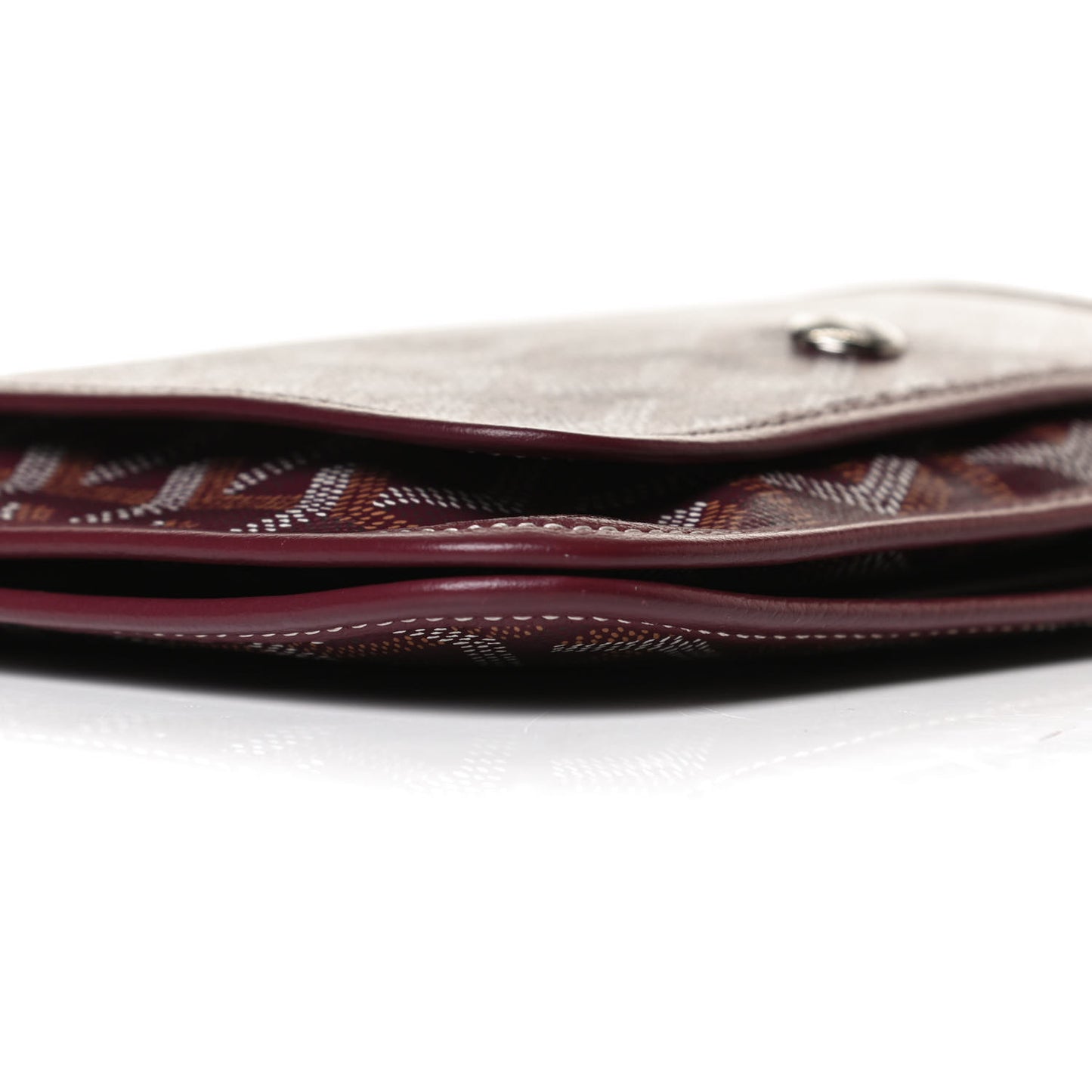 Goyardine Plumet Wallet Clutch Burgundy