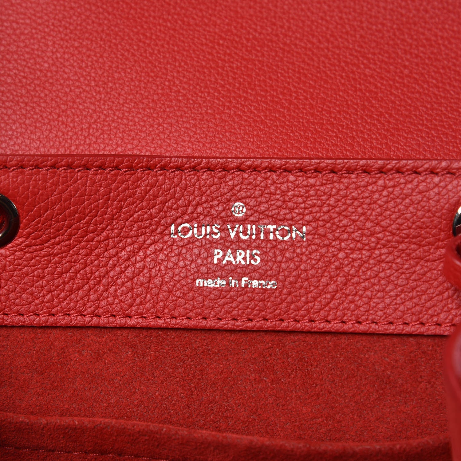 Louis Vuitton Soft Calfskin Lockme Backpack Rubis 5 of 6