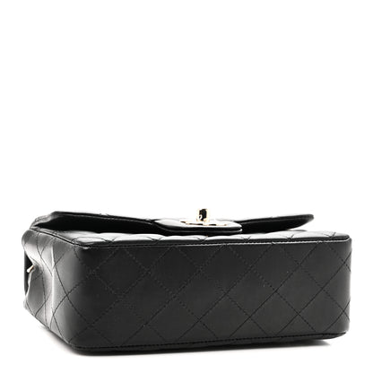 Chanel Lambskin Quilted Mini Rectangular Flap Black 4 of 11