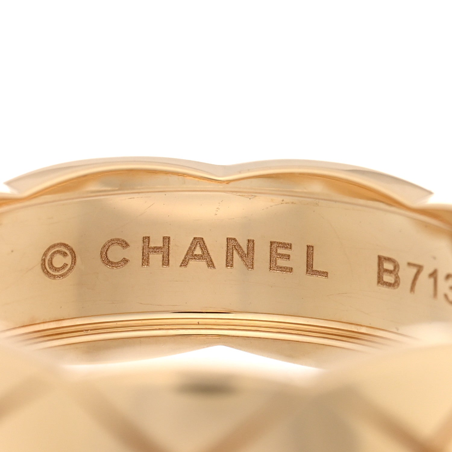 Chanel 18K Beige Gold Small Coco Crush Ring 59 8.75 4 of 4