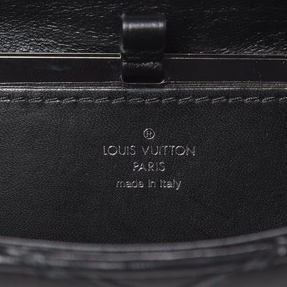 Louis Vuitton Lambskin Malletage GO-14 MM Black 6 of 12
