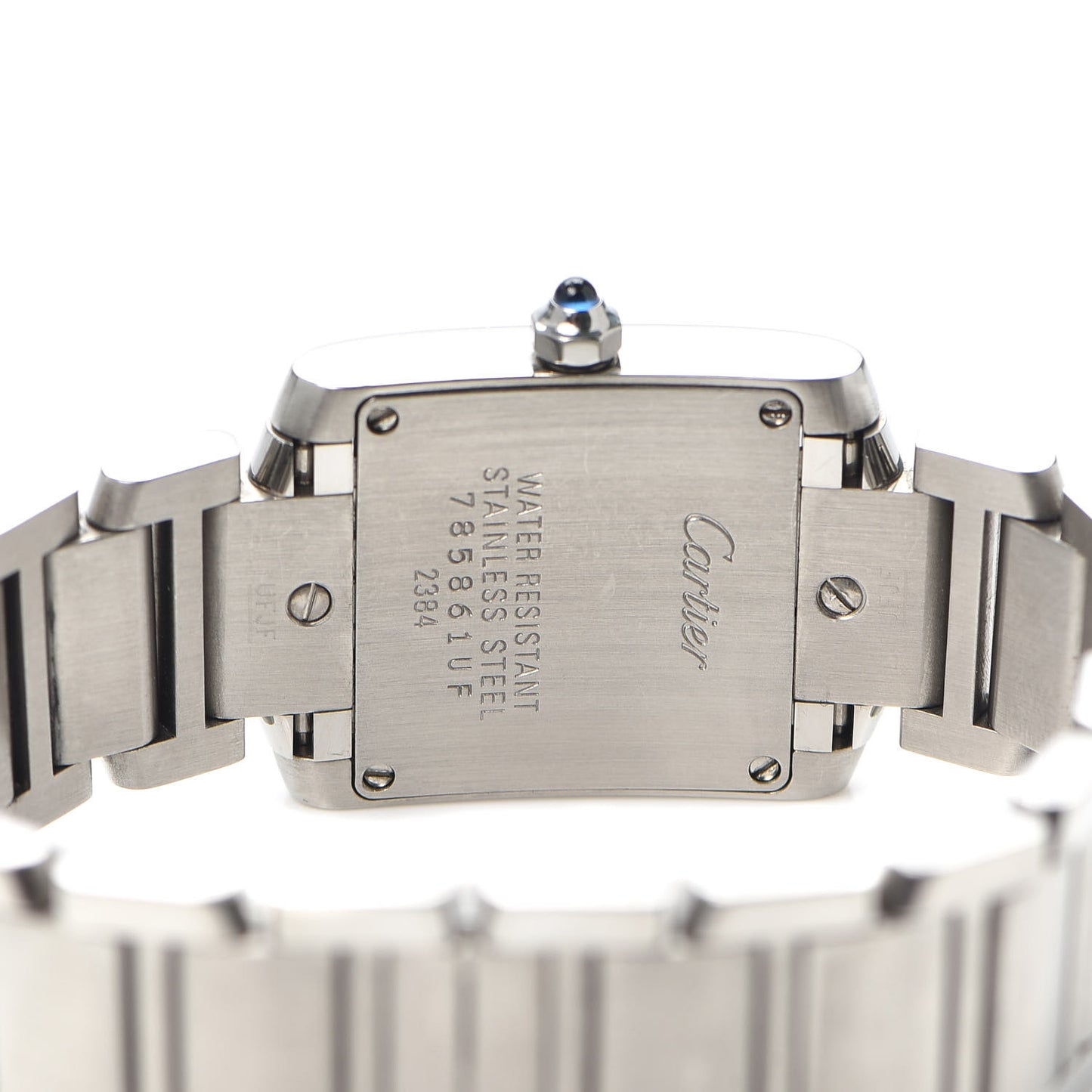 Stainless Steel 20mm Tank Francaise Quartz Watch