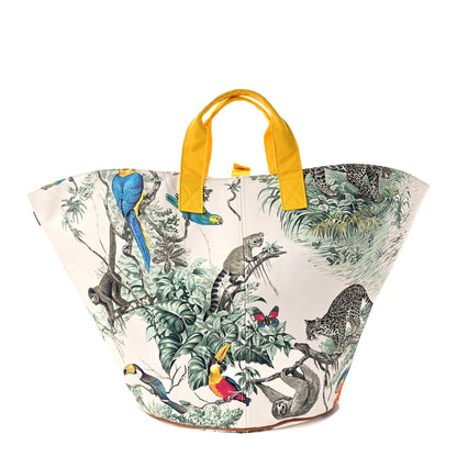Hermes Raw Cotton Canvas Equateur Large Beach Tote 1 of 8