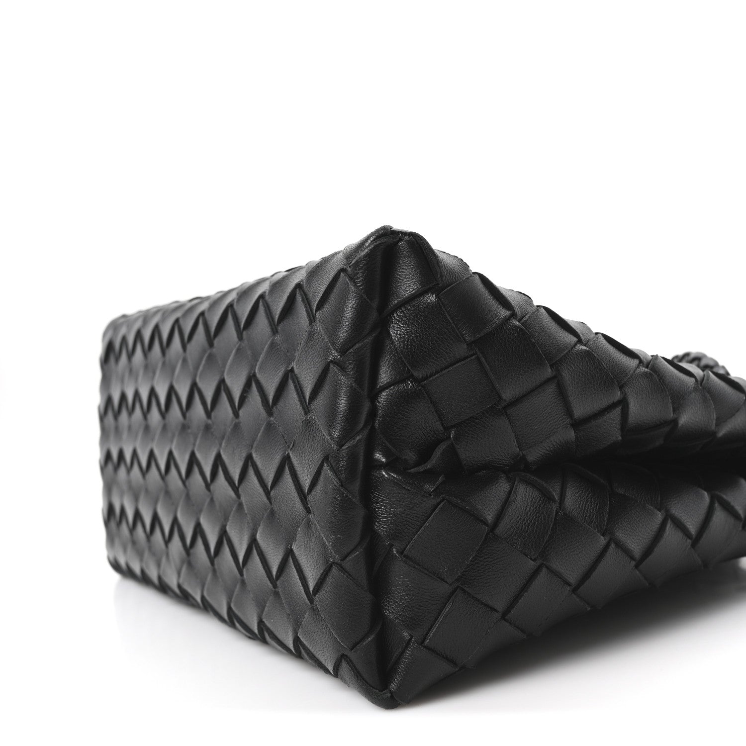 Bottega Veneta Nappa Intrecciato Small Andiamo Shoulder Bag Black 9 of 9