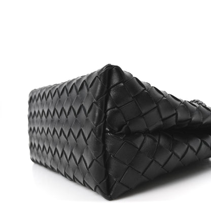 Bottega Veneta Nappa Intrecciato Small Andiamo Shoulder Bag Black 9 of 9