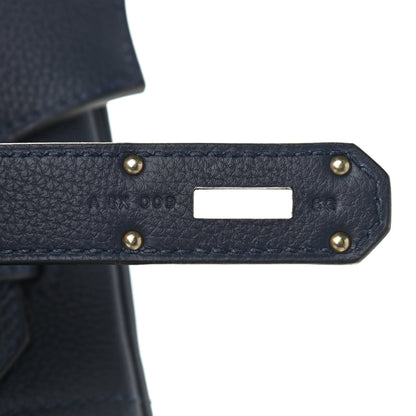 Hermes Togo HAC Birkin 40 Bleu Nuit 6 of 10