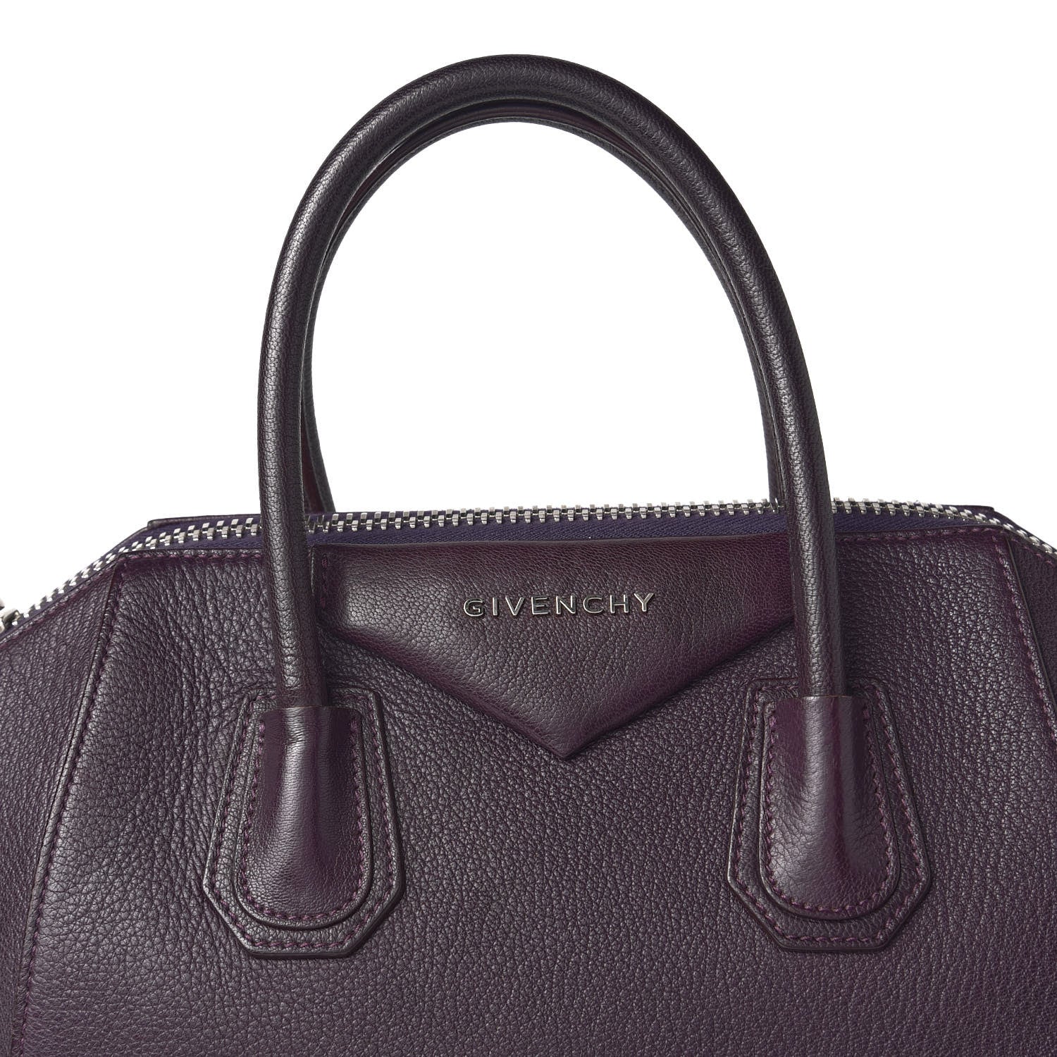 Givenchy Sugar Goatskin Small Antigona Aubergine 12 of 12